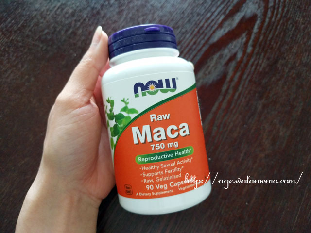 Now Foods, マカ, 生, 750 mg, 90粒(ベジタリアンカプセル)