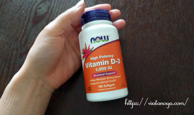 Now Foods, ビタミンD3、高い有効性、1,000 IU、ソフトジェル180錠