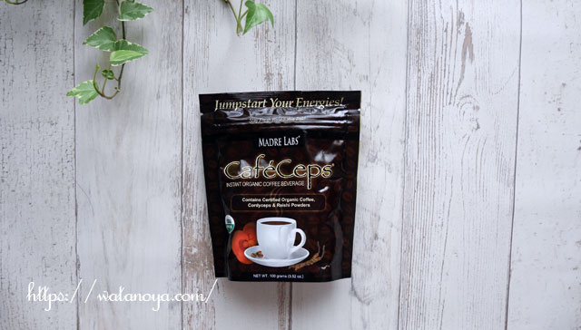 Madre Labs, CafeCeps, Energizing Instant Organic Coffee Beverage、3.52オンス（100 g）