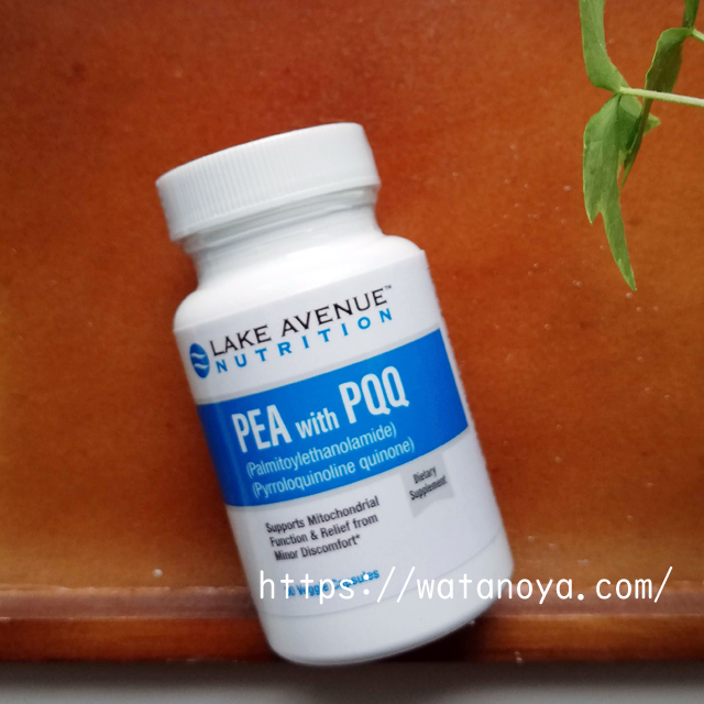 Lake Avenue Nutrition, PQQ配合PEA（パルミトイルエタノールアミド）、ベジカプセル30粒