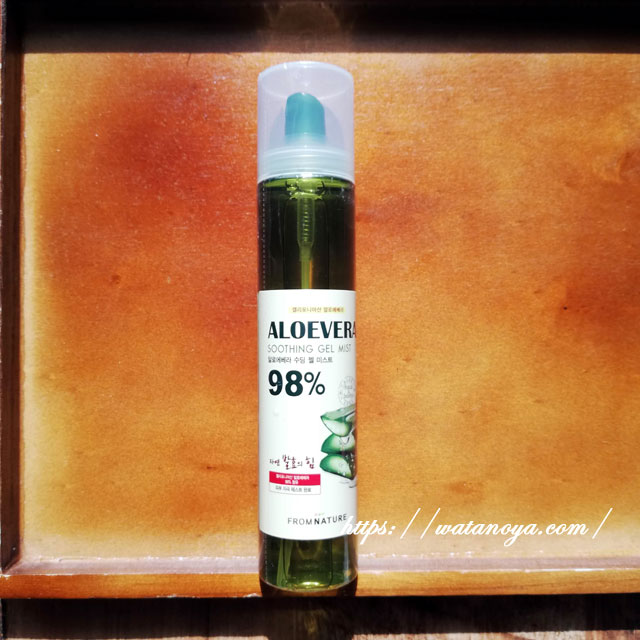 FromNature, Aloe Vera, 98% Soothing Gel Mist, 120 ml